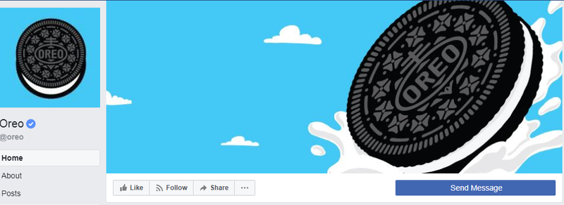 exemple de photo de couverture facebook oreo