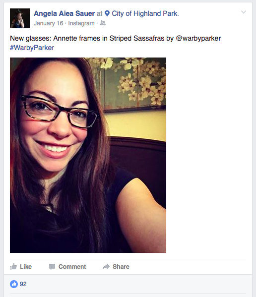Condivisioni Facebook: Testimonianze