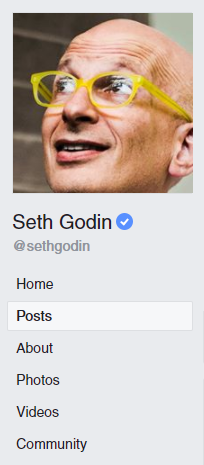 Φωτογραφία προφίλ του Seth Godin