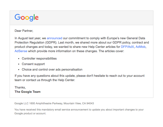 Avís de GA sobre el GDPR: el GDPR i les xarxes socials han afectat el seguiment dels visitants de les xarxes socials