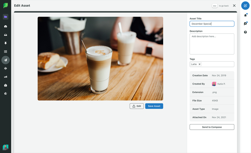 Captura de pantalla de Sprout Social