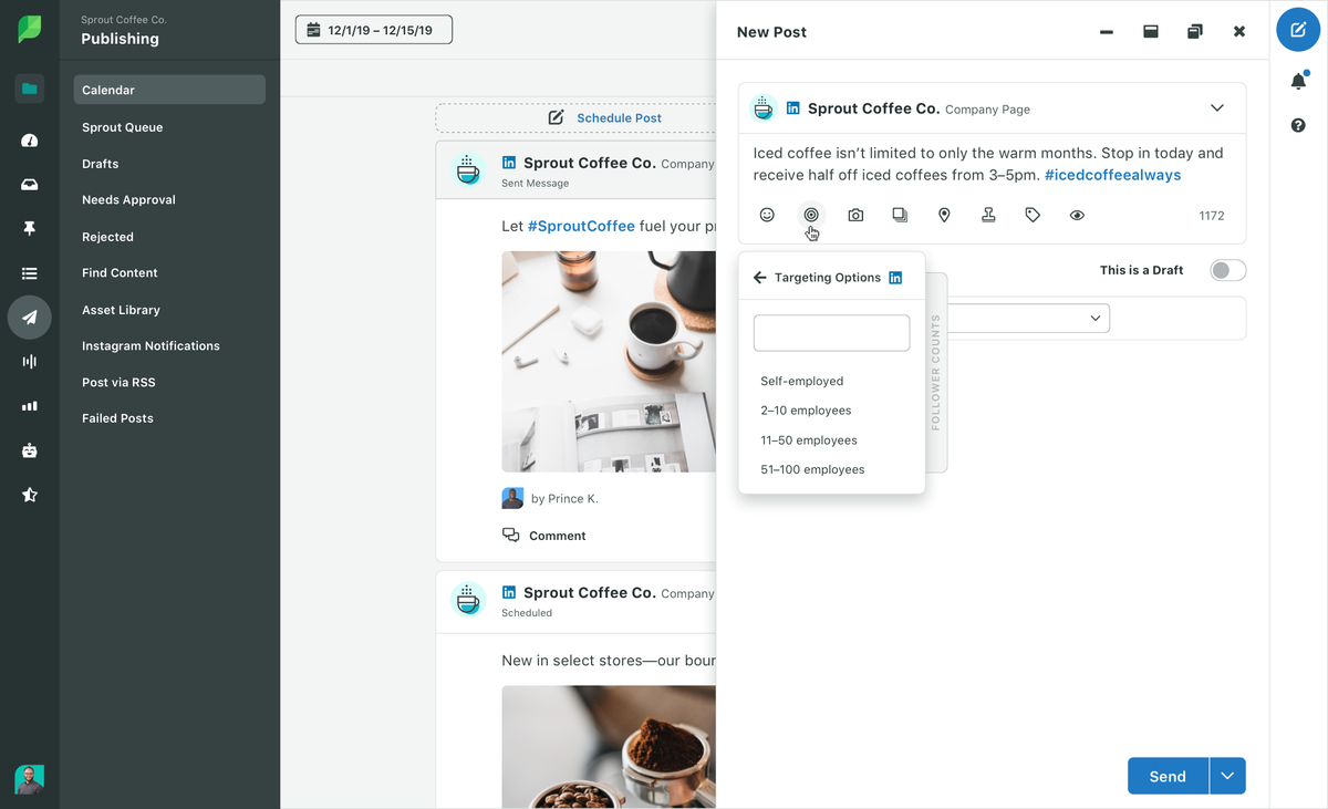 HASHTAGS compongono messaggi con l
