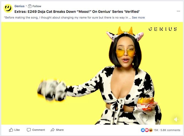 geniální FB video screenshot
