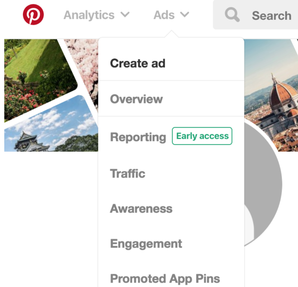 creare annuncio pinterest 1