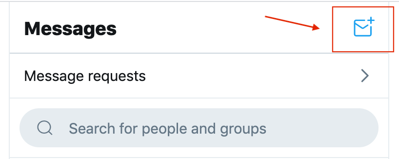 Invia un nuovo messaggio diretto di Twitter