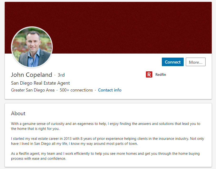 LinkedIn consiste moins à entrer en contact avec des clients spécifiques, mais plutôt à montrer votre expertise