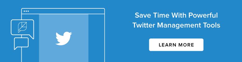 Gestione di Twitter Ulteriori informazioni Banner