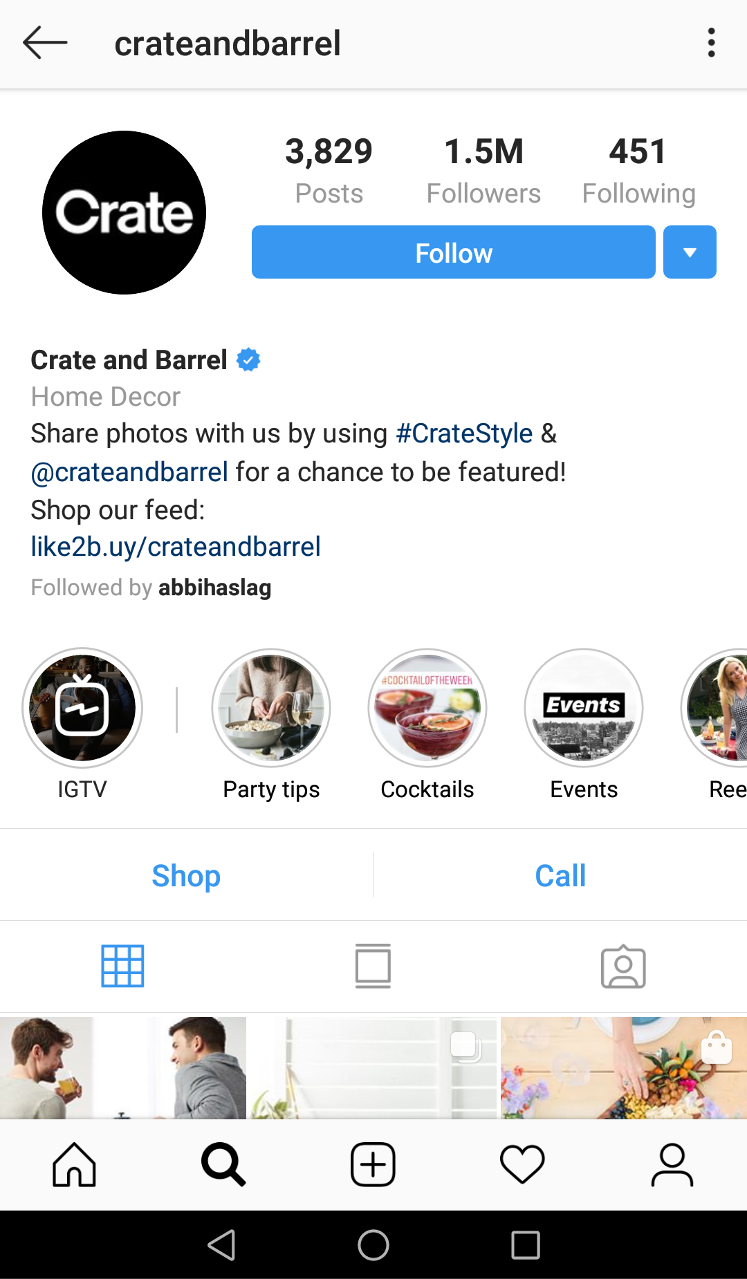 Maloobchodníci využívají své Instagram bios k podpoře podnikání