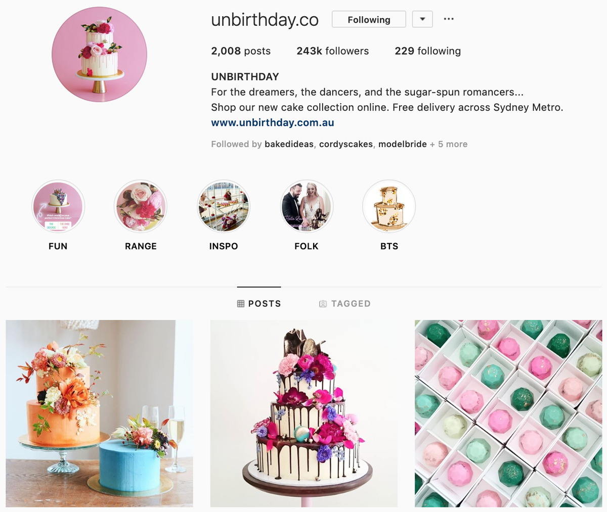 Unbirthday su Instagram: i migliori marchi da seguire