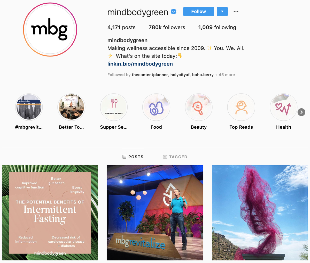 mindbodygreen su Instagram: i migliori marchi da seguire