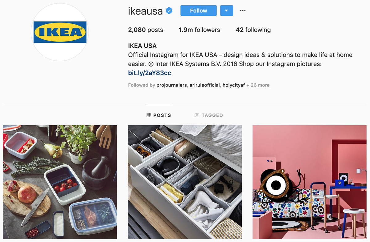 IKEA su Instagram: i migliori marchi da seguire
