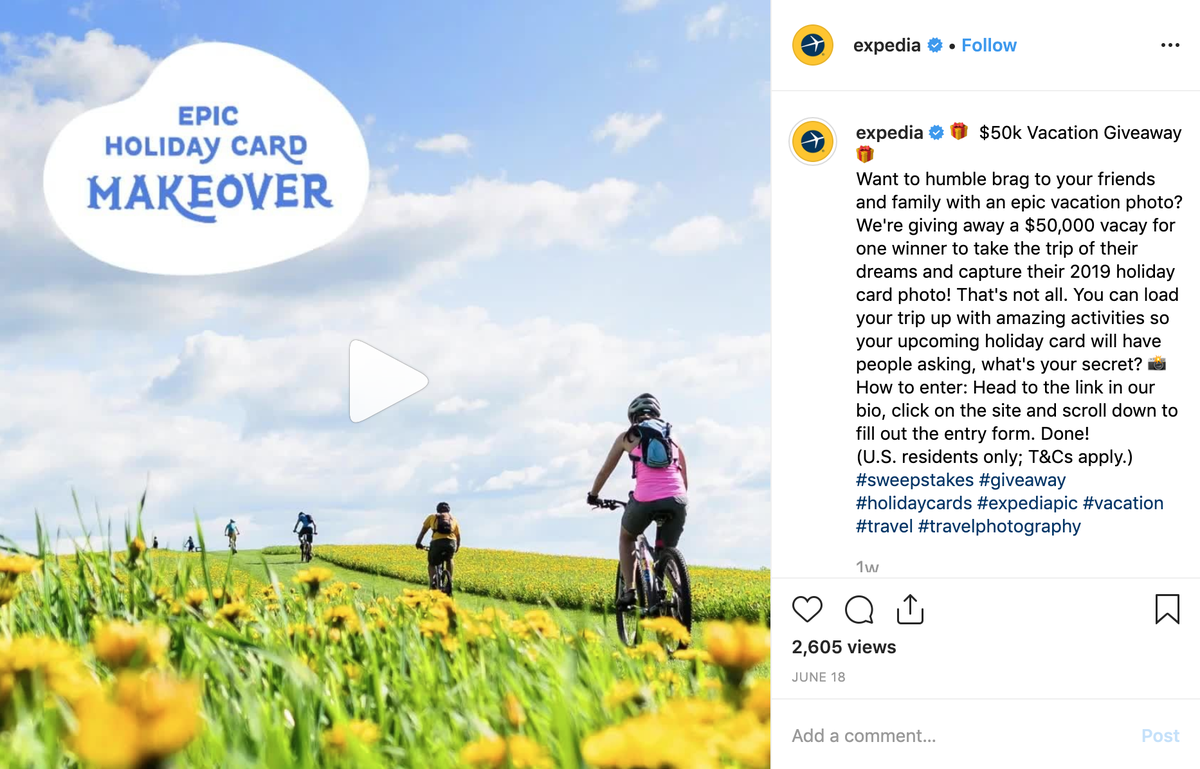 Expedia su Instagram: i migliori marchi da seguire
