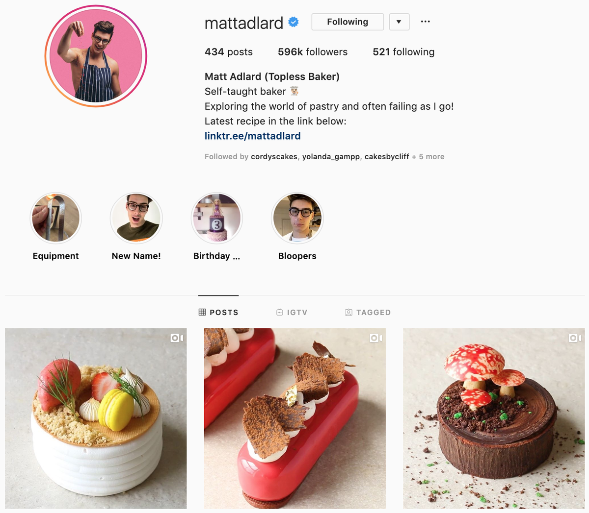Matt Adlard su Instagram: i migliori marchi da seguire