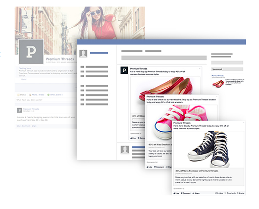 exemple de publicacions fosques de facebook