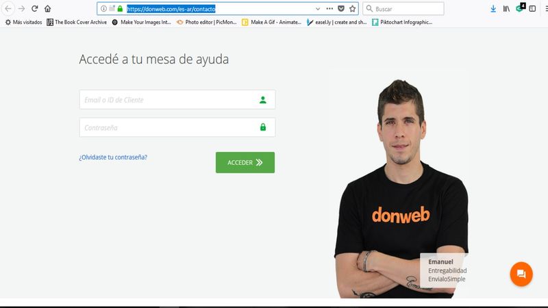 Storitev za stranke Don Web.