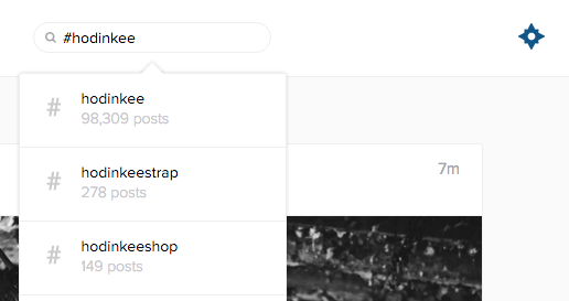 Iskanje po instagramu Hodinkee