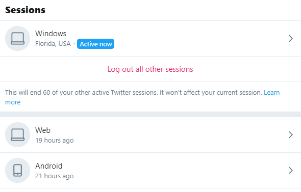 Twitter-sessies