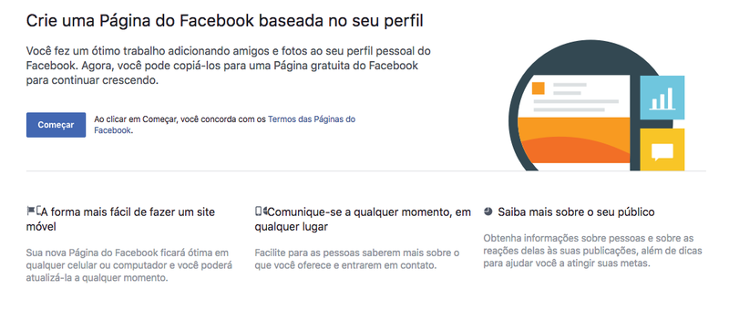facebook hayran sayfası oluştur