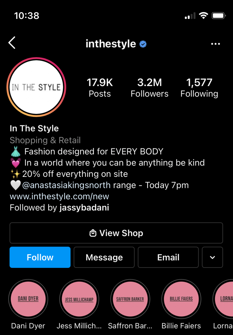   In Stilius's Instagram profile