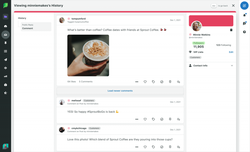   Germer's Listening tool uses social media sentiment analysis to spot the emotion in social content, messages and emojis and understand customers better. 
