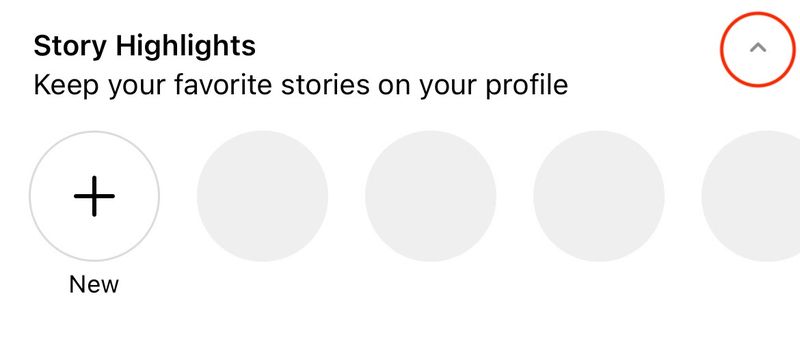 Uno screenshot della funzione In evidenza delle storie di Instagram davanti a te