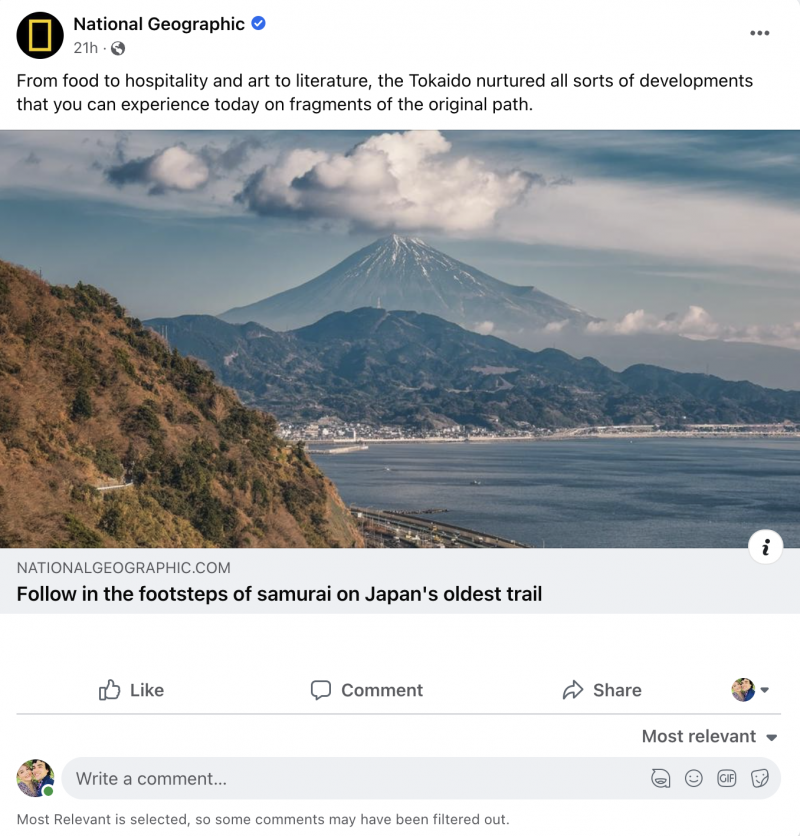 Nat Geo skrivanje lajkova