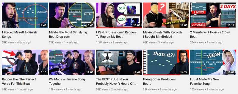 Seducenti esempi di titoli di YouTube da Kyle Beats