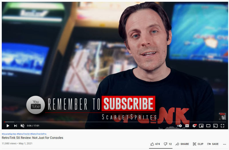 Esempio di screenshot di una richiesta di iscrizione a YouTube in-video