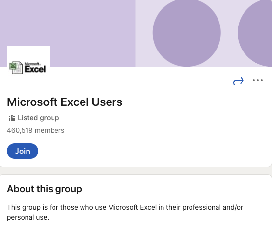   Microsoft Excel korisnici LinkedIn grupe