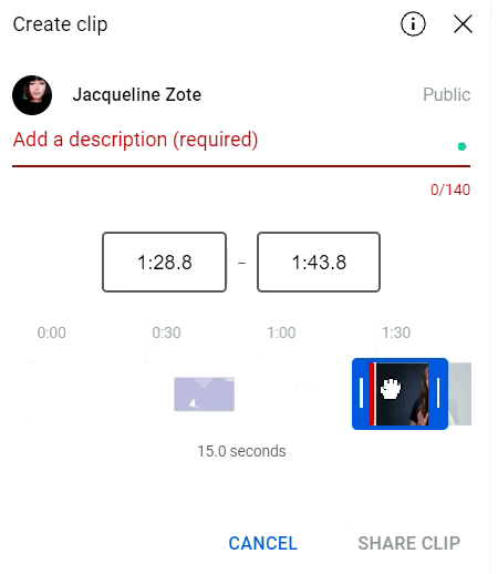 GIF di un dispositivo di scorrimento trascinato nel file