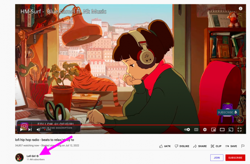 YouTube potvrda - LoFi Hip Hop