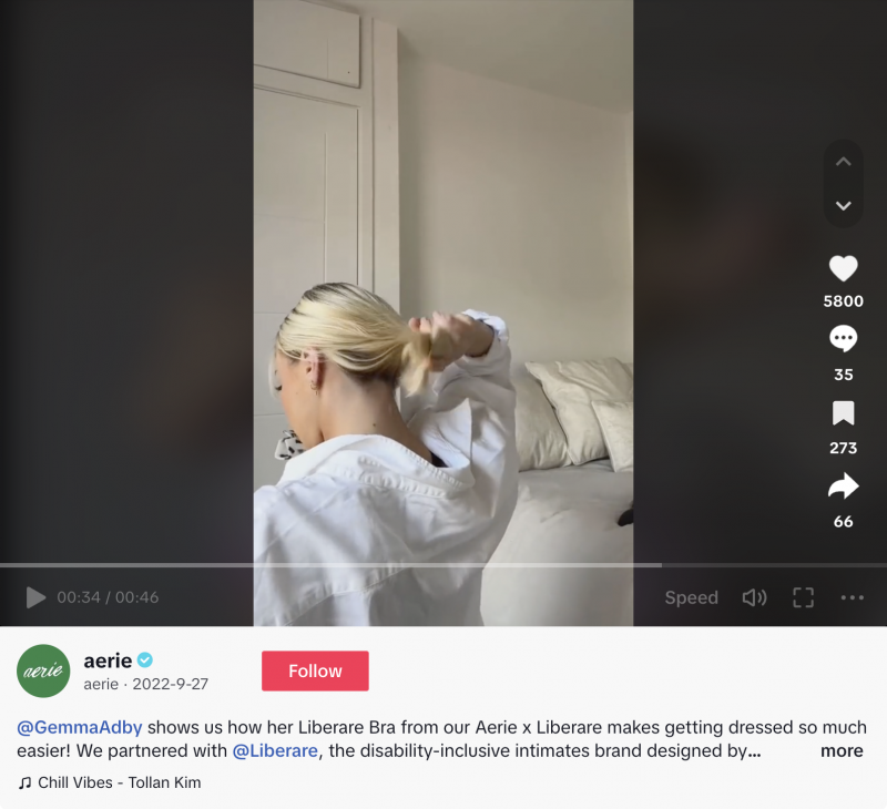   Influencer de TikTok promociona para Liberare