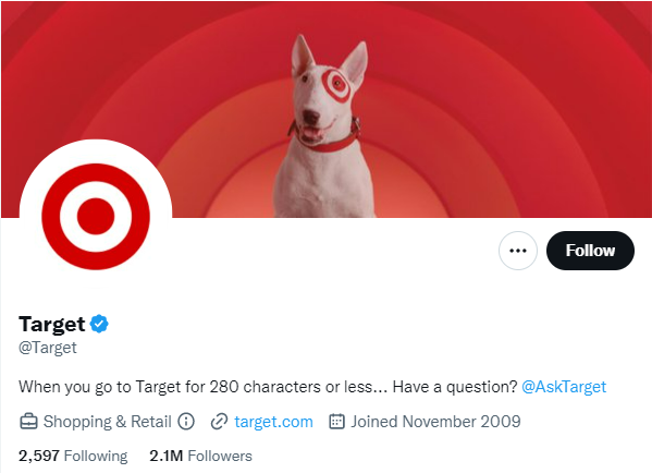   Cilj's Twitter account includes a great social media bio.