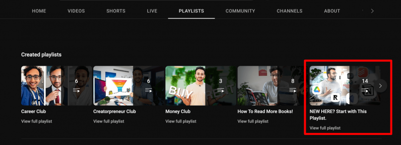 Kreator's playlists for new visitors