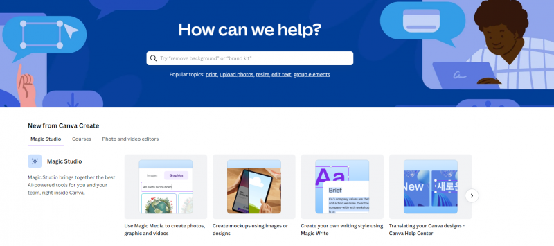   Esempio di knowledge base su Canvas
