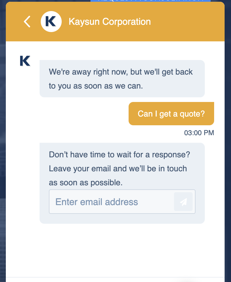   Hola Sun Travel bruker en Messenger chatbot for å hjelpe kunder.'s chatbot offers immediate responses to customers and potential clients.