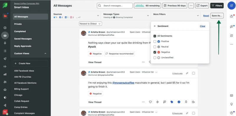   Sprout Social pomáhá značkám kvantifikovat jejich zapojení do sociálních médií