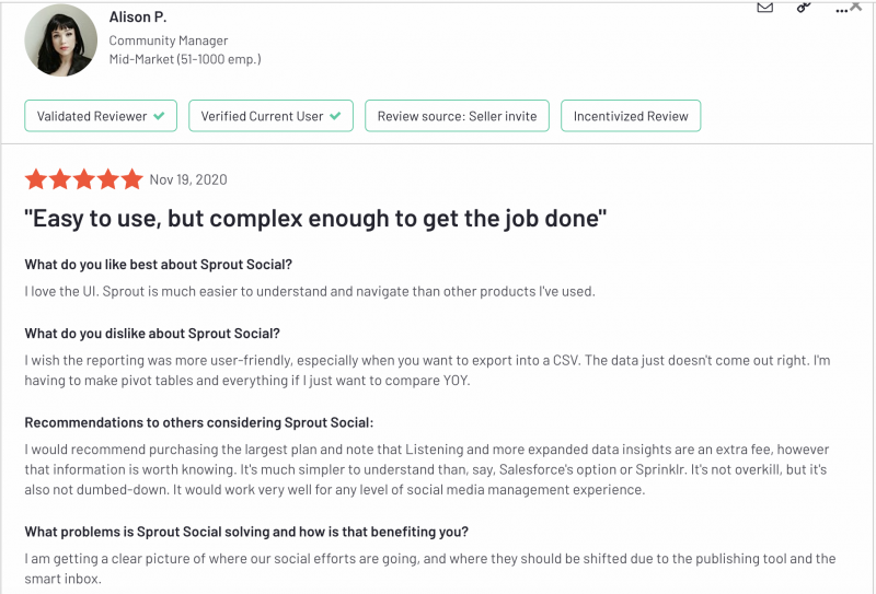   Una ressenya positiva sobre Sprout Social d