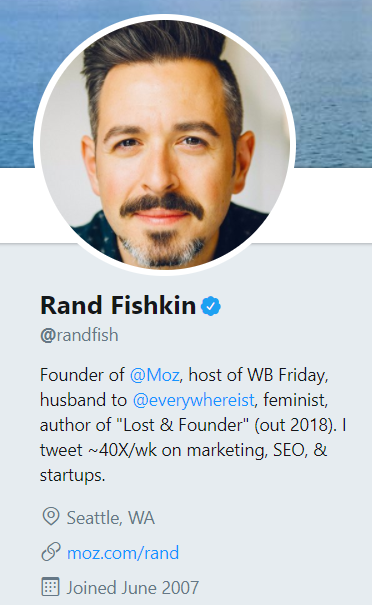 Far sapere ai tuoi follower di Twitter cosa aspettarsi dal tuo account è un bel tocco