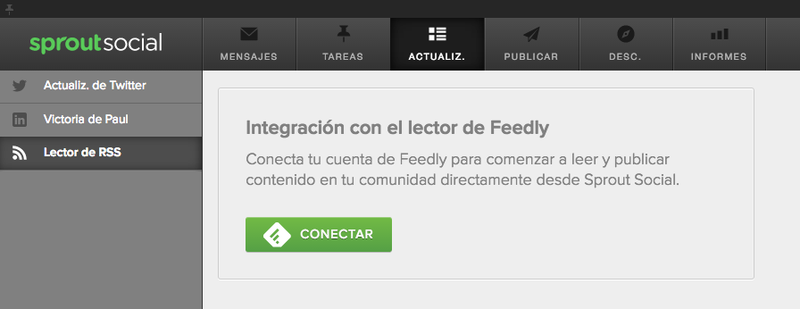 feedly in sprout social