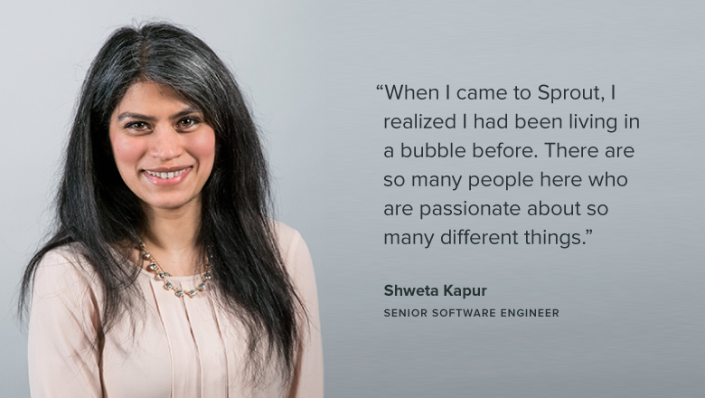 Coneix Team Sprout: Shweta, enginyer sènior de programari